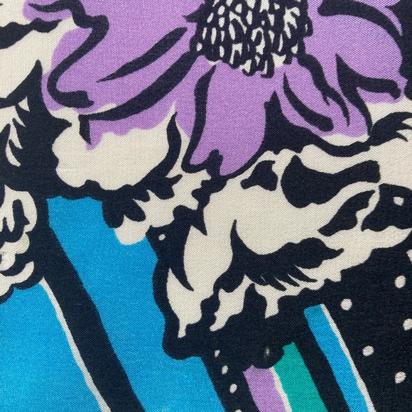 Vintage HONEY silk scarf - Picture 11 of 14